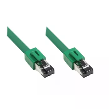Verkkokaapeli Alcasa 8080-075G vihreä 7,5 m Cat8.1 S/FTP