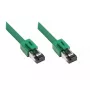 Verkkokaapeli Alcasa 8080-075G vihreä 7,5 m Cat8.1 S/FTP