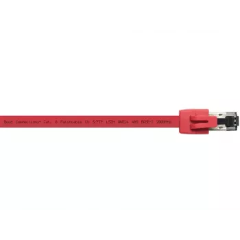 Verkkokaapeli Alcasa 8080-200R punainen 20 m Cat8.1 S/FTP