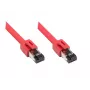 Verkkokaapeli Alcasa 8080-200R punainen 20 m Cat8.1 S/FTP