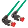 Verkkokaapeli EFB Elektronik K4137GN.1.5 RJ-45 Cat6a 1,5 m vihreä