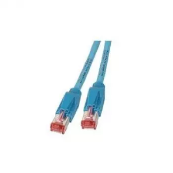 Verkkokaapeli EFB Elektronik RJ45 S/FTP Cat6a RJ-45 0,5 m sininen