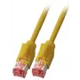 Verkkokaapeli EFB Elektronik K8708GE.15 RJ-45 Cat6a 15 m keltainen