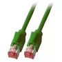 Verkkokaapeli EFB Elektronik K8708GN.2 RJ-45 Cat6a 2 m vihreä