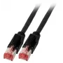 Verkkokaapeli EFB Elektronik K8708SW.1 RJ-45 Cat6a 1 m musta