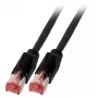 Verkkokaapeli EFB Elektronik K8708SW.10 RJ-45 Cat6a 10 m musta