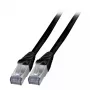 Verkkokaapeli EFB Elektronik K5538SW.2 RJ-45 Cat6a 2 m musta