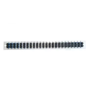 Kytkentäpaneelin lisävaruste EFB Elektronik SB-FP-24SC-D-V-OM3 — 1U rack-asennus, 432×13×43,5 mm, harmaa