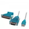Ecolan USB 2.0 - RS232 -muuntokaapeli, FTDI-232RL, 1,8 m