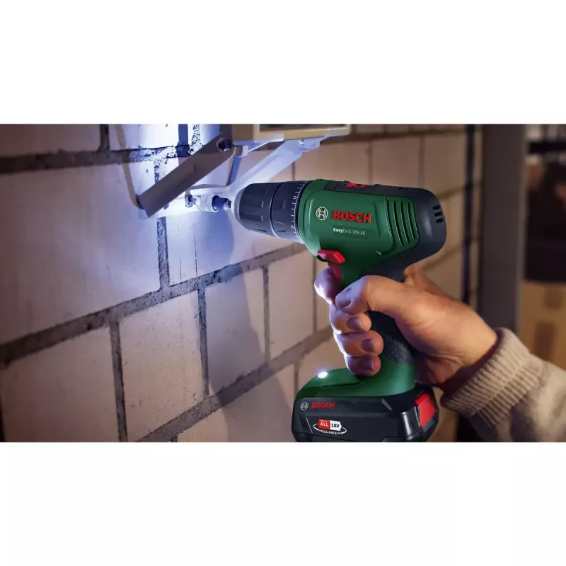 Akkuporakone Bosch EasyDrill 18V-40, 2-vaihteinen, 13 mm pikakiinnitysistukka