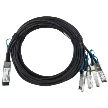Verkkokaapeli BlueOptics YFNDD-BL QSFP28 4xSFP28 InfiniBand 2 m oranssi