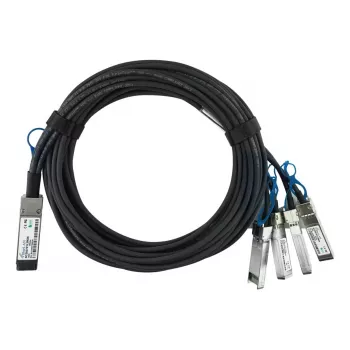 DAC-kaapeli BlueOptics MCP7F00-A01AR-BL 2 m QSFP28 4x SFP28 musta
