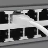 Verkkokaapeli Wantec 7408 RJ45 Cat6a 5m valkoinen