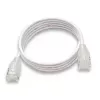 Verkkokaapeli Wantec 7408 RJ45 Cat6a 5m valkoinen