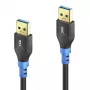 USB-kaapeli PureLink FI-U310-003 USB 3.2 Gen 1 0,3 m USB A musta sininen