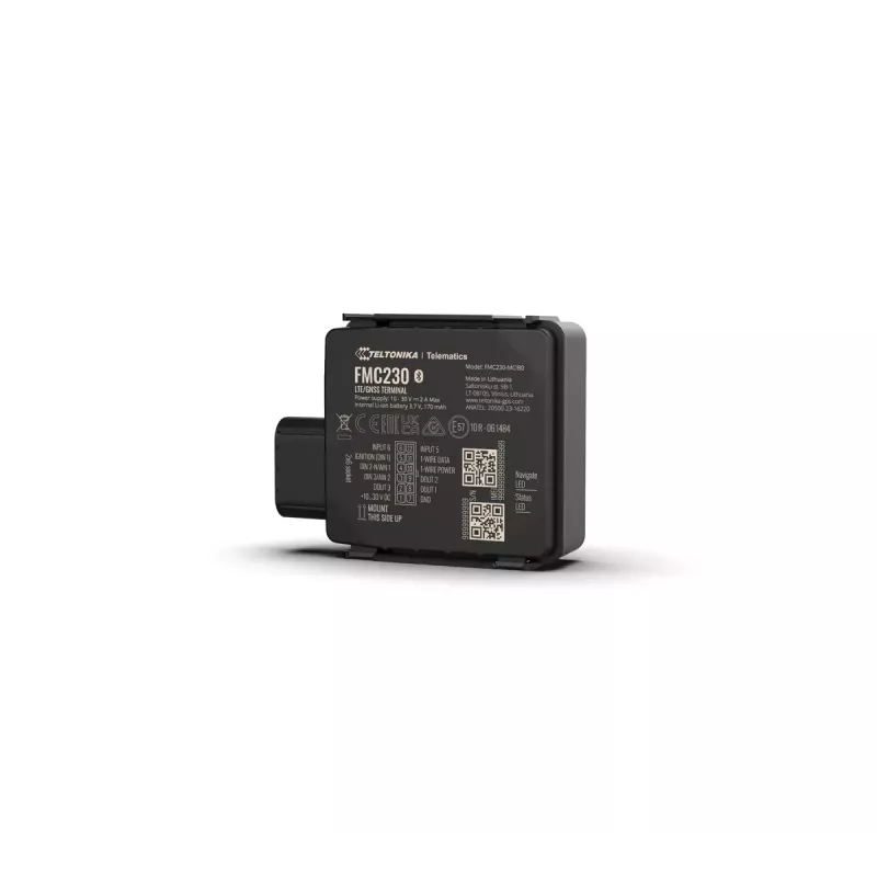 GPS-paikannin Teltonika FMC230 vedenpitävä LTE CAT 1 musta
