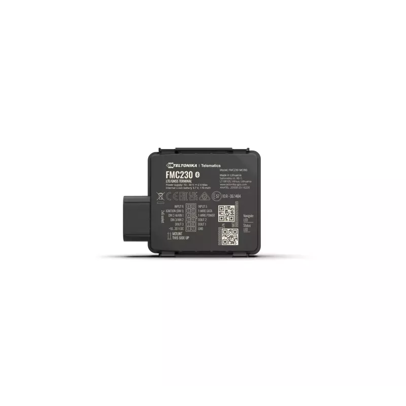 GPS-paikannin Teltonika FMC230 vedenpitävä LTE CAT 1 musta