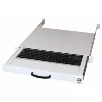 Näppäimistö AIXCASE AIX-19K1UKDETB-W USB PS/2 QWERTZ saksa valkoinen