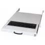 Näppäimistö AIXCASE AIX-19K1UKDETB-W USB PS/2 QWERTZ saksa valkoinen
