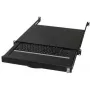 Näppäimistö AIXCASE AIX-19K1UKDETB-B USB PS/2 QWERTZ saksa musta