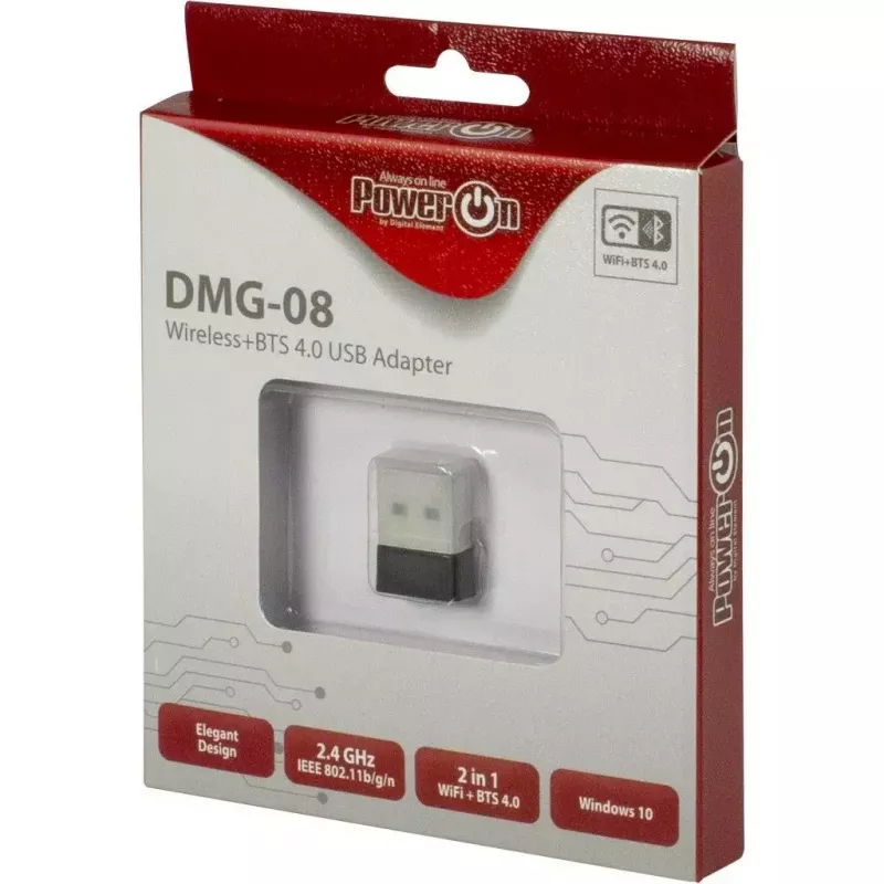 Langaton sovitin Inter-Tech DMG-08 WLAN Bluetooth 150 Mbit/s
