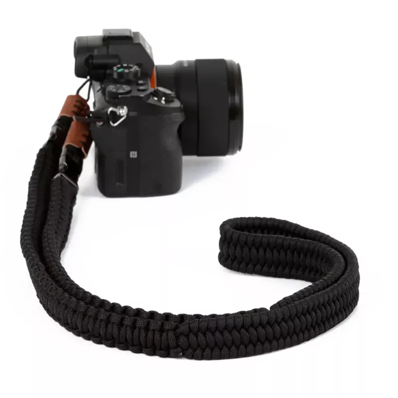 C-ROPE Traveler Paracord -kameranhihna, 100 cm, Silent Black