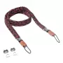 C-ROPE Traveler Paracord kamerahihna, 100 cm, Red Dots