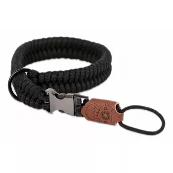 C-ROPE Claw Paracord -kameran rannehihna, 30 cm, musta