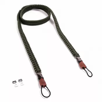 C-ROPE Traveler Paracord -kameranhihna, 140 cm, Military Olive