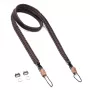 C-ROPE Traveler Paracord -kameranhihna, 125 cm, Dark Coffee