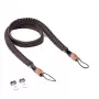 C-ROPE Traveler Paracord -kameranhihna, 100 cm, Dark Coffee