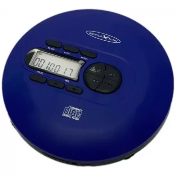 Reflexion PCD520MF kannettava CD/MP3-soitin (Discman), iskunkestävä, sininen