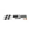 Rockstable 18U 19 tuuman seinäasennuskaappi musta RS19-6418S