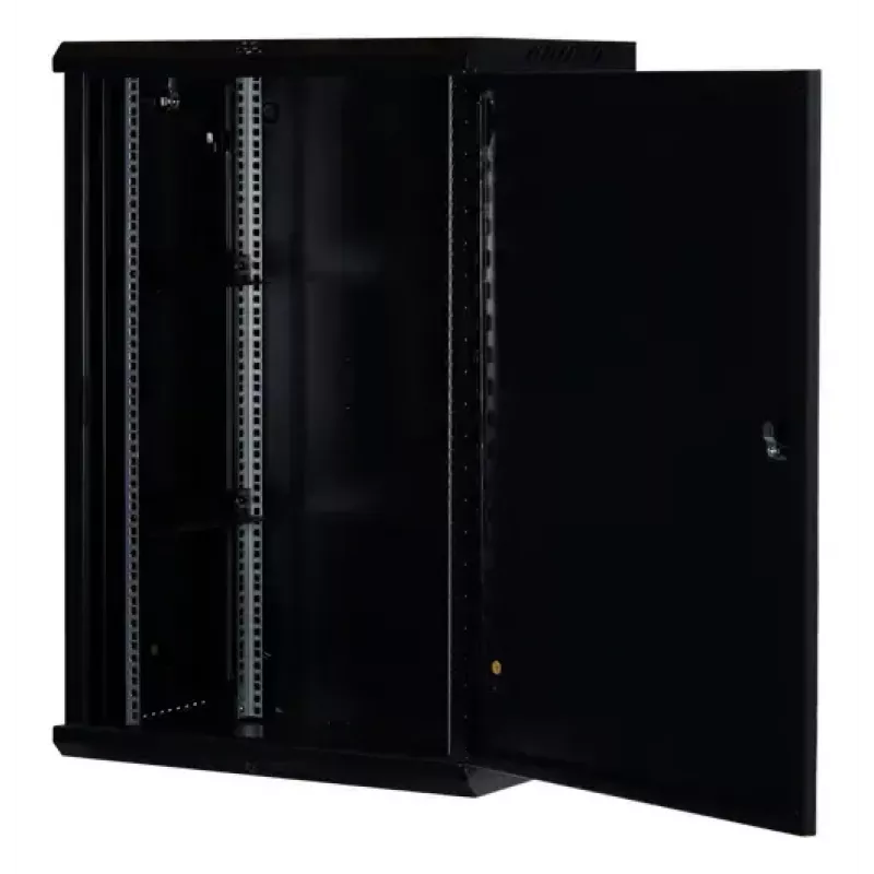 Rockstable 18U 19 tuuman seinäasennuskaappi musta RS19-6418S