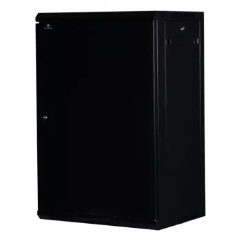Rockstable 18U 19 tuuman seinäasennuskaappi musta RS19-6418S