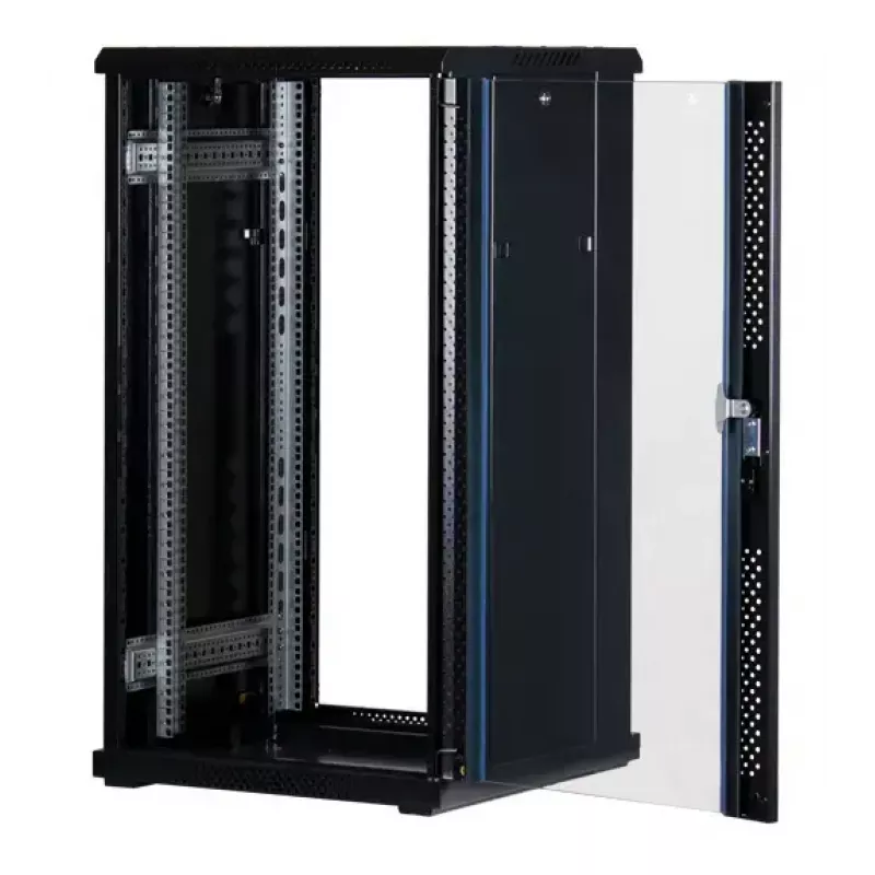 Rockstable 22 U 19 tuuman palvelinkaappi turvalasilla RS19-6622
