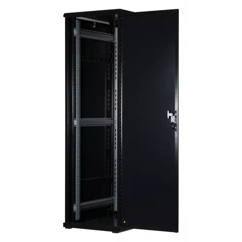 42U palvelinkaappi Rockstable RS19-6042 karkaistulla lasilla