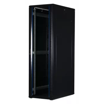42U palvelinkaappi Rockstable RS19-6042 karkaistulla lasilla