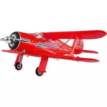 Radio-ohjattava lentokone Amewi AMXFlight Beech D17s 3D/6G RTF, punainen, malli 24143