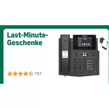IP-puhelin GEQUDIO GZ-8 kosketusnäyttö virtalähteellä (malli WA9780)