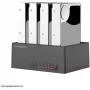 HDD-telakointiasema LC-Power LC-DOCK-U3-4B-V2 USB 3.0:lla ja monipaikkaisella tuella