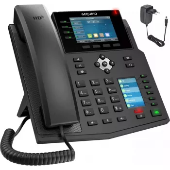 IP-puhelin GEQUDIO GX5+ ulkoisella virtalähteellä WA9550