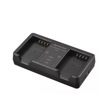 Akkulaturi Olympus BCX-1 AC USB litiumioni musta