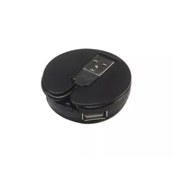 USB-keskitin Akasa Connect4C 4-IN-1 musta
