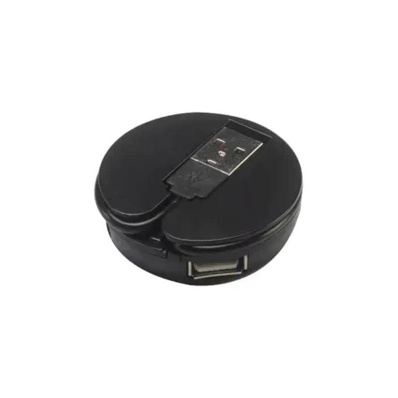 USB-keskitin Akasa Connect4C 4-IN-1 musta