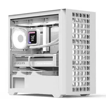 AeroCool Geh Mini D302A-G-WT-V1 Micro-ATX -tietokonekotelo valkoinen