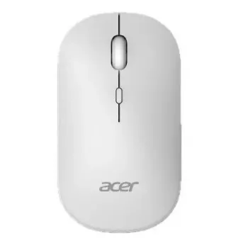 Acer AMR130 -langaton molempikätinen hiiri – RF + Bluetooth, 1600 DPI, 4 painiketta, valkoinen