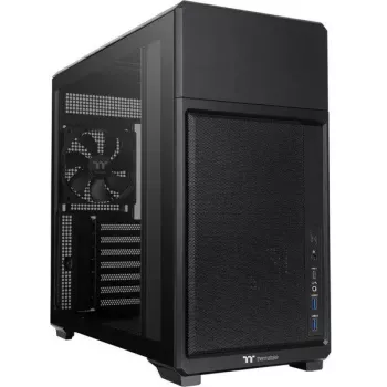 Tietokonekotelo THERMALTAKE TR300 TG karkaistun lasin sivunäytöllä, Mid-Tower ATX
