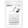 Kortinlukija PNY All in One Reader — USB 2.0, 480 Mbit/s, tukee CF/SD/MicroSD/MS/MiniSD/MMC, valkoinen, 54×54×13 mm, 29 g