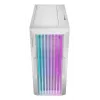 PC-kotelo Azza Guardian Glass Midi Tower valkoinen